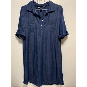 Karen Scott Denim T-shirt Dress | Size M